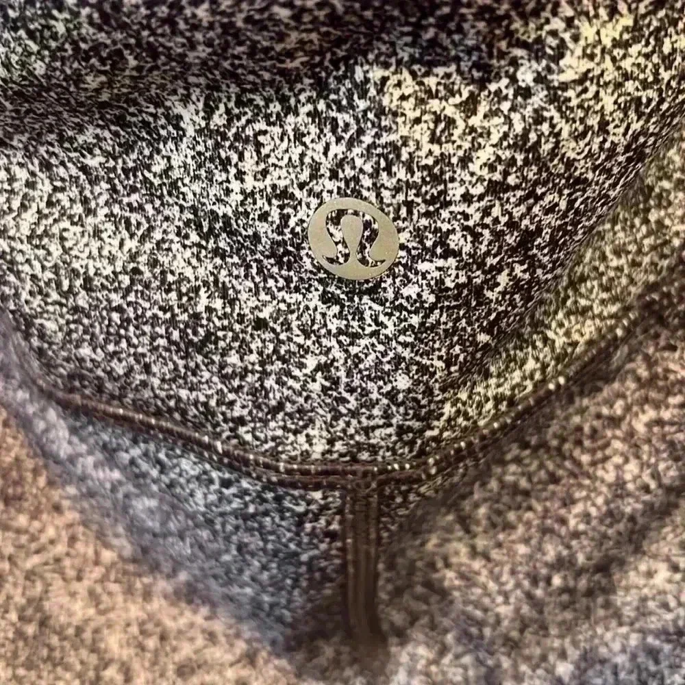 Lululemon Athletica Gray Marbled Wunder Under Crop III Rio Mist Cropped-Sz 6